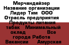 Мерчандайзер › Название организации ­ Лидер Тим, ООО › Отрасль предприятия ­ Продукты питания, табак › Минимальный оклад ­ 13 000 - Все города Работа » Вакансии   . Амурская обл.,Архаринский р-н